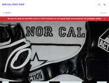 Tablet Screenshot of norcalfightshop.com